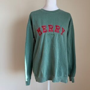 Merry fitmas Christmas gym workout lifting sweatshirt